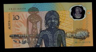 Australia 10 Dollars Nd (1988) Ab21 Pick 49b Unc Banknote. photo