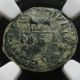 41 - 54 Ad Roman Empire Claudius Ae Quadrans Ngc F Coins: Ancient photo 1