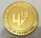 1 Oz Transformer Ace Of Extinction Finished In 24k Gold Clad Coin Exonumia photo 3