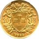 Switzerland: 1935 Lb Gold 20 Franc Pcgs Ms63 (km - 35.  1).  1867oz Gold Switzerland photo 3