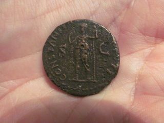 (i515) As Of Claudius,  Bronze Ae,  Large Roman Coin. photo