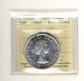 1961 $1 Silver Dollar 
