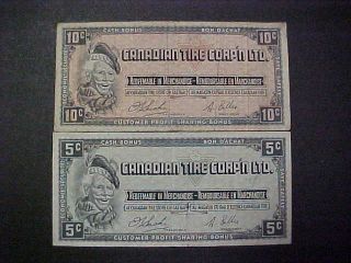 1961 Canada - Canadian Tire Corp Ltd 5 & 10 Cents photo