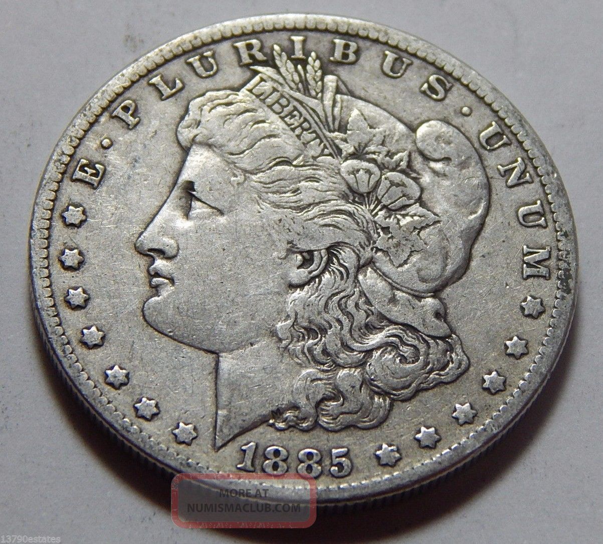 Antique 1885 O Us Morgan Silver Dollar Coin