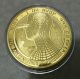 1 Oz Bitcoin Bit Coin Finished In 24k Gold Clad Coin Exonumia photo 3