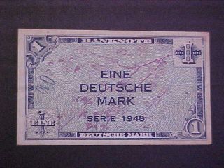1948 Germany Paper Money - One Mark Banknote photo