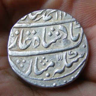 India Mughal Muhammad Shah Ah1131 - 1161/ad1719 - 1748 Silver Rupee Kora Ry11 photo
