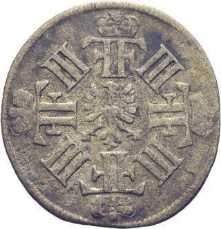 Germany Friedrich Iii.  Magdeburg 1/12 Thaler 1693 Rare Selten Silver Coin photo