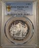 Prussia 1913 Three Mark Pcgs Pr62dcam 100 Year Anniversary Defeat Of Napolean Germany photo 2