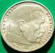 German Silver Coin 2 Rm 1939 A Nazi Coin.  625 Silver Germany photo 1