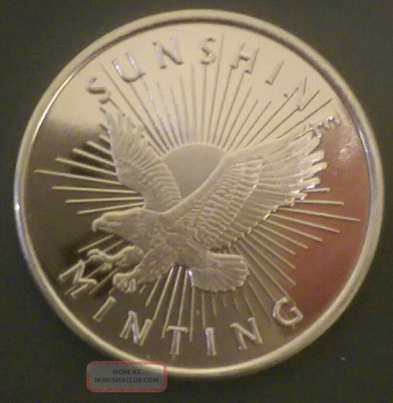 1oz.  999 Fine Solid Silver Coin Silver photo