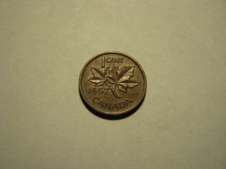 1957 – Canada – 1 Cent Coin photo