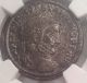 Constantius I Ancient Roman Silvered Follis Ngc Certified Au Still Mostly Slvred Coins: Ancient photo 1
