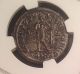 Constantius I Ancient Roman Silvered Follis Ngc Certified Au Still Mostly Slvred Coins: Ancient photo 2