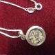 Biblical Widows Mite Coin In Sterling Silver Pendant,  Vintage Holy Land Jewelry Coins: Ancient photo 5