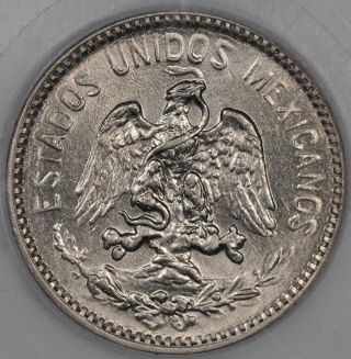 1914 - M Ngc Au58 Mexico 5 Centavos Nickel photo