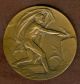 1928 Swedish Medal Issued To Honor Jonas Wenstrom,  Engraved Erik Lindberg Exonumia photo 1