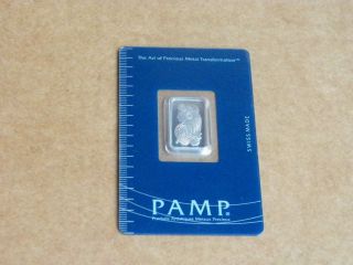 5 Gram Pamp Suisse Platinum Bar - Low Mintage Number photo