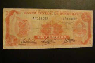 Honduras 1 Lempira 1972 photo