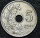 Belgium 5 Centimes 1905 /4 Date Error World Coin (combine Sh) Bin - 1646 Europe photo 1