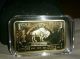 1 Oz Ounce Fine Gold Bullion Bar 100 Mills.  999 Pure 24k American Buffalo Bison Gold photo 3