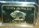 1 Oz Ounce Fine Gold Bullion Bar 100 Mills.  999 Pure 24k American Buffalo Bison Gold photo 5