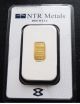 Tenth Troy Ounce.  9999 Fine Gold Bar Ntr Metals Made In Usa Rcs Certified 1/10oz Gold photo 1