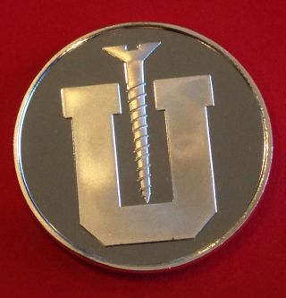 1 Troy Oz.  999 Pure Silver Screw You Coin 