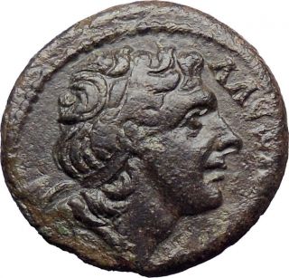 Alexander Iii The Great Olympic Style Games Koinon Ancient Roman Coin I30609 photo