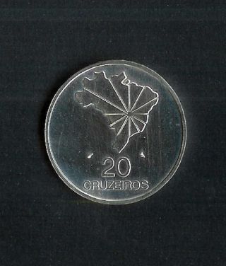 Commemorative Silver Coin Of Brazil Year 1972 photo