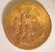 1947 Mexico 50 Pesos 37.  5 Grams Gold Bullion Coin Gold photo 4