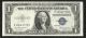 1935e $1 Blue Silver Certificate 2 Consec Crisp Uncirculated Old Us Currency Small Size Notes photo 2