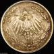 German Empire Silver Half Mark 1919 D Germany photo 1