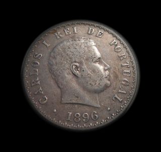 1896 Portugal Silver 500 Reis photo