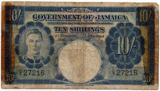 Jamaica 10 Shillings 