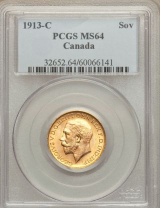 1913 Canada Gold Sovereign photo