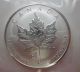 2001 1 Oz Silver Canadian Maple Leaf Coin - Lunar Year Of The Snake Privy Mark Silver photo 3