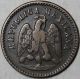 1878 - Zs Large Centavo Mexico (big Copper Centavo) Rare Early Date Coin Mexico photo 1