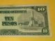 Wwii Philippines Japanese Occupation 10 Pesos Bank Note,  Vf - Xf Asia photo 2