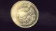 1948 Cinco 5 Pesos Cuauhtemoc Mexico Silver Coin - Unc - Bu - In Capsule Mexico (1905-Now) photo 2