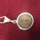 Roman Bronze Coin In Sterling Silver Pendant,  Vintage Holy Land Jewelry Coins: Ancient photo 4