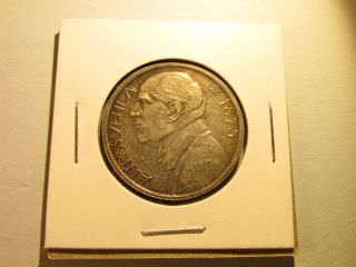 1933 Antonin Svehla Silver Ducat Dukats Coin Czechoslovakia Medal Prime Minister photo