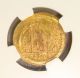 Ad 565 - 578 Justin Ii Ancient Byzantine Gold Solidus Ngc Au 4/5 2/5 Coins: Ancient photo 1