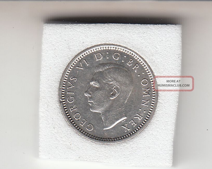 Key Date 1944 King George Vi Threepence (3d) Silver (50) Coin