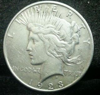 1923 S Peace Silver Dollar From The San Francisco, photo