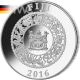Fiji 2016 10$ Year Of The Monkey Lunar 2016 Proof Silver Coin With Pearl Australia & Oceania photo 1
