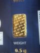 1 X.  5 G Gram 999.  9 24k Gold Bullion Igr Bar With Certificate Gold photo 1