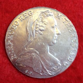 Austria 1780 Sf Silver Thaler Bu Maria Theresa Restrike Km T1 photo