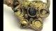 Ancient Imp.  Roman Authentic  Gold Plated Ring W/blk.  Stone .  Rare$ Ck.  Pics Coins: Ancient photo 1