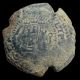 Hhc Spain,  Philip Iv 4 Maravedis,  Countermarked Pirate Cob,  (f41) Coins: Medieval photo 1